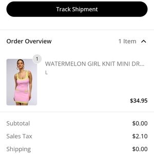 AKIRA Pink Knit Mini Dress